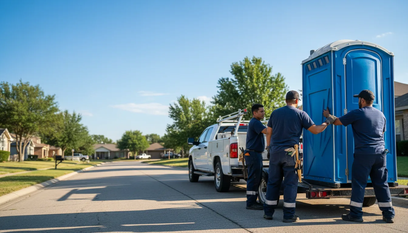 Portable Toilet Rental in Burneyville, OK near me